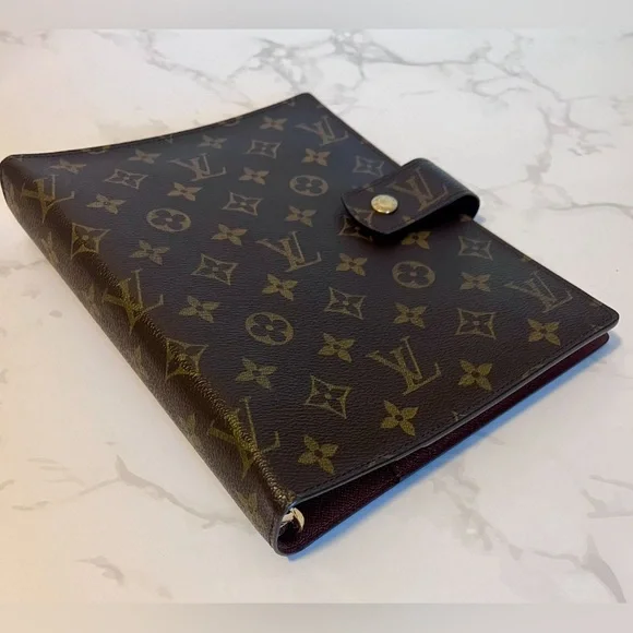 SOLD Louis Vuitton Monogram GM Ring Agenda Cover - Picture 2 of 6